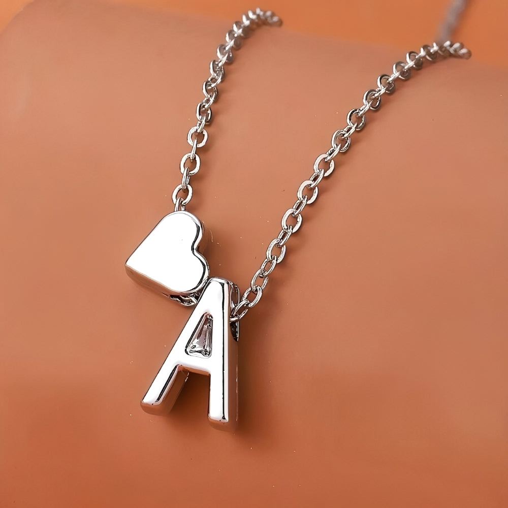 Initial Herz Schmuckset - Initial Liebe Schmuckset