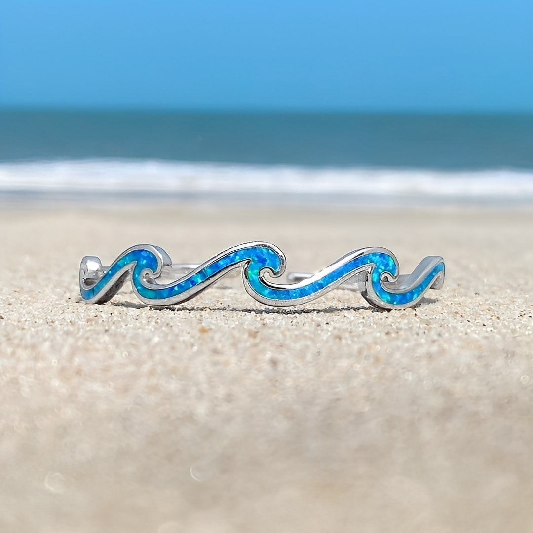 Naya – Armband aus Opalwellen und Silber